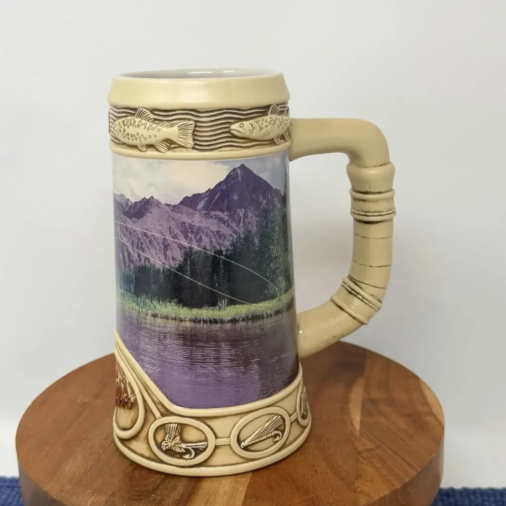 Coors 1996 Limited Edition Beer Stein Life in the Rocky Mountains 